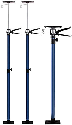DEUBA® Deckenstütze 2er Set stufenlos höhenverstellbar Montagestütze 115-290cm bis 30kg Deckenspanner Zargenspanner