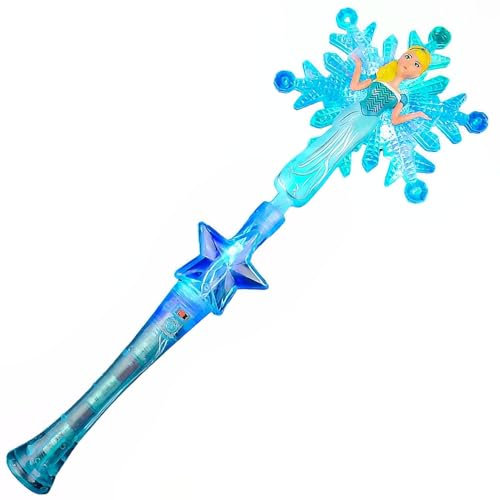 Leuchtender Schneeflocken-Prinzessinnen-Zauberstab