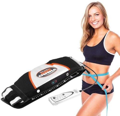 QMZDXH Addominale Massage Fascia Vibrante, Cintura Vibrante Dimagrante Addominale elettrica, elettrica Massaggio Belt Riscaldamento brucia Pancia per Donne e Uomini