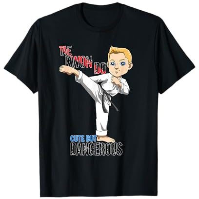 Carino Ragazzo Taekwondo Maglietta
