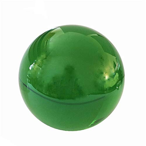 caihuashopping Fotokugel 100mm Kristallkugel Künstliche Glaskugel Dekorative Kristallkugelfotografie Foto Requisiten für Dekoration Glaskugel Fotografie (Color : Green, Size : 100mm)
