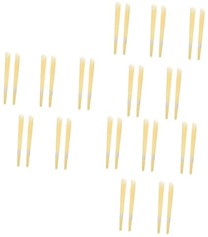 GLEAVI 30pezzi Candela Per Orecchie Tromba Cera Candela Al Bergamotto Rimozione Cerume Per e Auricolari Colore Giallo