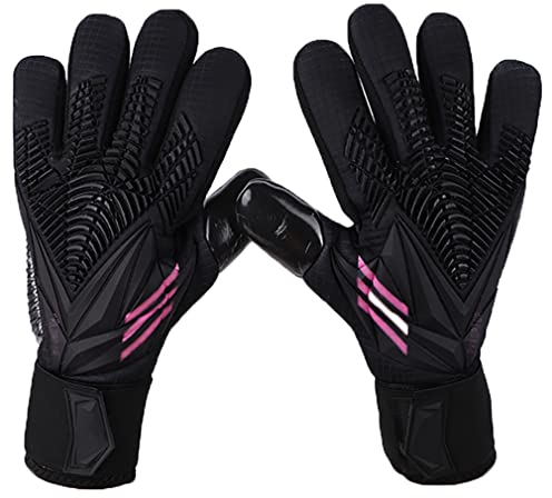 Torwarthandschuhe, Fußball-Torwarthandschuhe, Jugend-Torwarthandschuhe mit Fingerschutz, Handgelenkschutz, Abriebfest, rutschfest, Größe 6/7/8/9/10