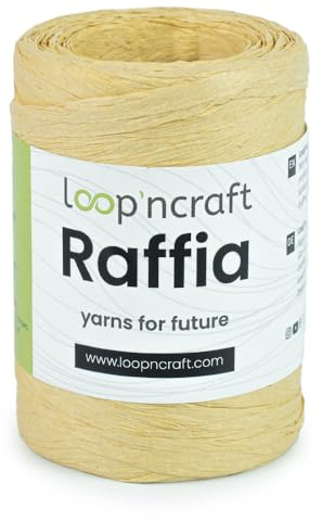 Loopncraft Raffia Yarn Natural Color