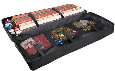 Aufbewahrungsboxen für Geschenkverpackungen - Aufbewahrungsbeutel für Geschenkverpackung | Wasserdichte Tasche mit staubdichtem Reißverschluss - 600D Oxford Stoffbeutel für Weihnachtsgeschenke groß