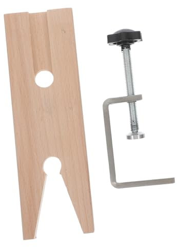 KONTONTY Heavy Duty Vise Clamp Desk c Clamp Base for Jewelry Workbench for Woodworking Tools and Desk Mic Arm for Precision Crafting