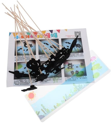 Milisten Schattenpuppen-spieltheater Für Junge Mädchen Tierfamilien-geschichtenerzählbrettspielspielzeug Puppenspiel-Kits Für Fantasievolles Spielen Und Spaßiges Lernen Handgemacht