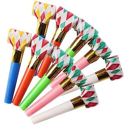 Abaodam 100pièces Sifflets De Fête Pour Garçon Fille Jouets Amusants Et Bruyants Paquet Pour Et Événements