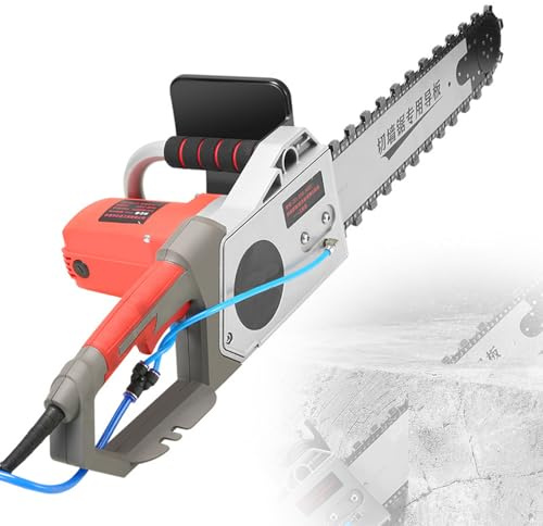 GenSDH Electric Concrete Chain Saw with Wet Water Supply for Dust-Free Cutting,Pure Copper Motor,Ideal for Walls,Floors,Doors,Bricks,and Windows,480
