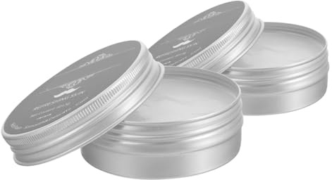 IMIKEYA Jabón de Afeitar para Hombres 2 Unidades Menta Natural, Crema de Afeitar Hidratante y Jabón Facial para Limpieza Profunda y Cuidado Barba en Viaje