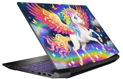 Head Case Designs Officially Licensed Kayomi Harai Pegasus Rainbow Flight Magical Fantasy Vinyl Sticker Skin Decal Cover Compatible With HP Pavilion 15.6 15-dk0047TX