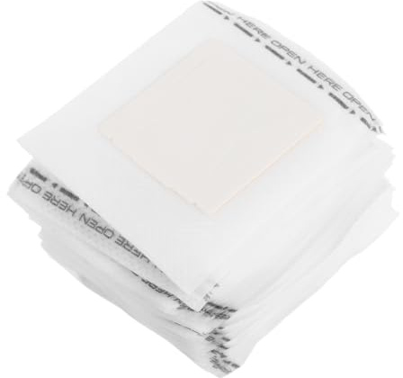 Cabilock 50 Unidades Filtros de Café Colgantes Portátiles de Papel Blanco, Bolsa de Filtro de Café de Goteo Desechable Diseño de Oreja para Camping y Uso al Aire Libre