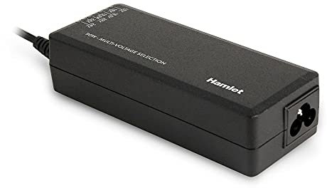 Hamlet XPWNB90C - Alimentatore Universale per Notebook + 10 adattatori ASUS Tochiba ACER HP DELL Fujitsu Lenovo