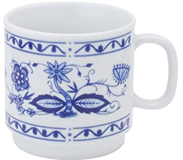 KAHLA Rossella Zwiebelmuster Kaffeebecher 0,30 l | Kaffeetasse mit Zwiebelmuster Dekor aus Porzellan