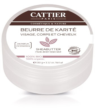 Cattier Sheabutter, 100% Bio, 20 g, 2 Stück