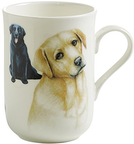 Maxwell & Williams PB0700 Pets Becher Labrador Hund, Geschenkbox, Porzellan, braun/weiß