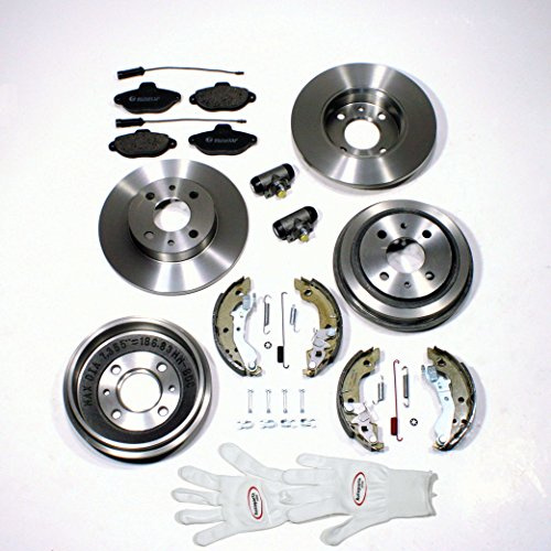 Autoparts-Online Set 60003805 Bremstrommel + Bremsscheiben/Bremsen Set vorne + hinten