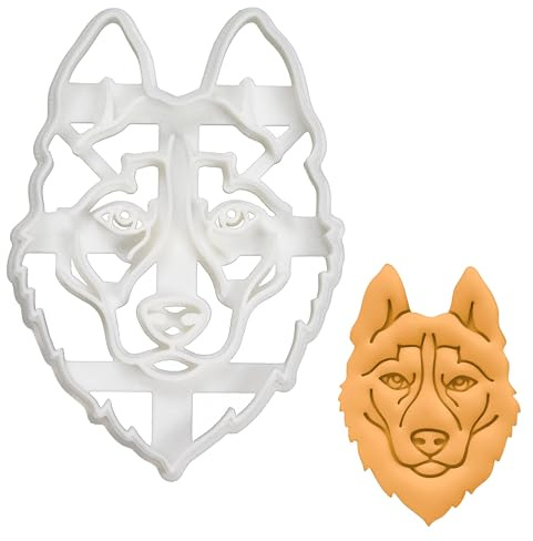 Husky Hund Gesicht Ausstechform, 1 Teil, Bakerlogy