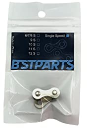 BST PARTS Maillon Rapide SP1, Singlespeed, Silver Chaine Vélo Adulte Unisexe, Argent, Standard