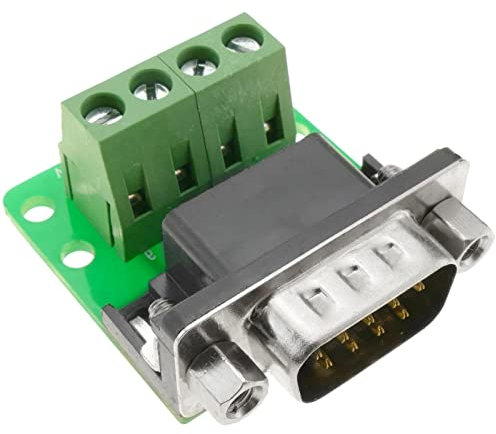CableMarkt - DB9-Stecker-Anschlussklemme auf Klemmensatz (4-polig)