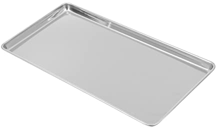 LABRIMP Stainless Steel Rectangular Plate for Kitchen Storage Serving Tray for Cold Noodles and Snacks Restaurant Supply Easy to Clean and Maintain