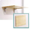 Mesa Plegable Pared Mesa Cocina Plegable Mesa montada en la Pared Escritorio de Hojas abatibles de Madera Maciza Plegable Flotante de Espacio pequeño para Comedor, Estudio, Cocina, balcón, m