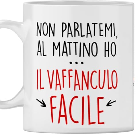 TeeDesign Tazza Particolare, Idea Regalo - Tazze per Regali Divertenti - Gadget Divertente- Regalo di Natale per lui e lei