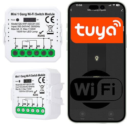 Sone Smart One WLAN Relais Potentialfrei NO NC Tuya 5A 230V