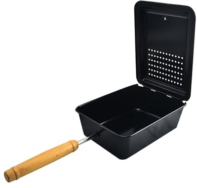 Gralara Campfire Popcorn Popper Easy Clean Popcorn Maker for Outdoor Picnic Indoor