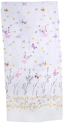 Zerodeko Vorhänge Und Jalousien Bedruckte Vorhänge DIY Fotorahmen Stütze Fensterdekorationen Vorhänge Mit Romantischer Atmosphäre Schlafzimmervorhänge Vorhang Glastür Kleiner Schmetterling