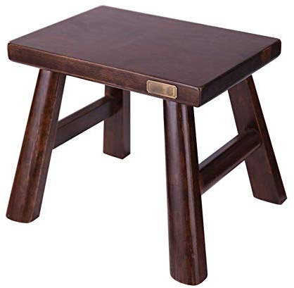 CMJSGG Fußhocker Arbeitshocker Kosmetikhocker Duschhocker Holzhocker Tritthocker Holz Quadratisch Wechselschuhe Sofa Zapfen Multifunktionshaushalt Kreativ