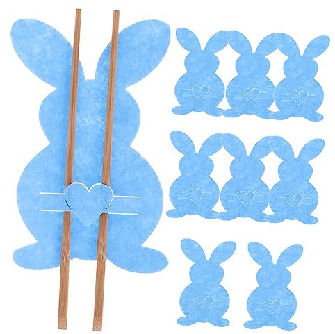 Ciieeo Osterhase Utensilienhalter Ostern Besteck Beutel Tasche Für Geschirr Osterdekoration