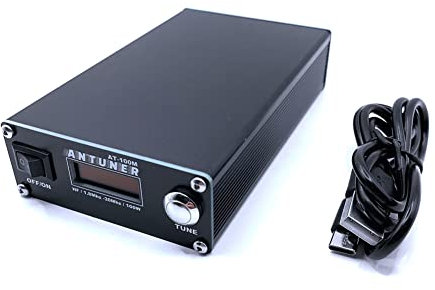 Blmirror Universal 1,8MHz-30MHz ATU-100 ATU-100M 100W QRP Antenne Auto Tuner+SWR Meter 2 im 1 für HF Radio USDX G1M FT-818 817