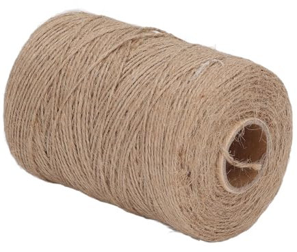 Xixian Stringa di Spago di Canapa Forte 2 Mm per Giardinaggio, Mestieri Fai - -te e Altro con Materiale in Fibra Naturale