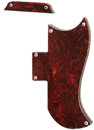 Pickguard und Tremoloabdeckung Set SG Schutzblech Kleinteil(2)