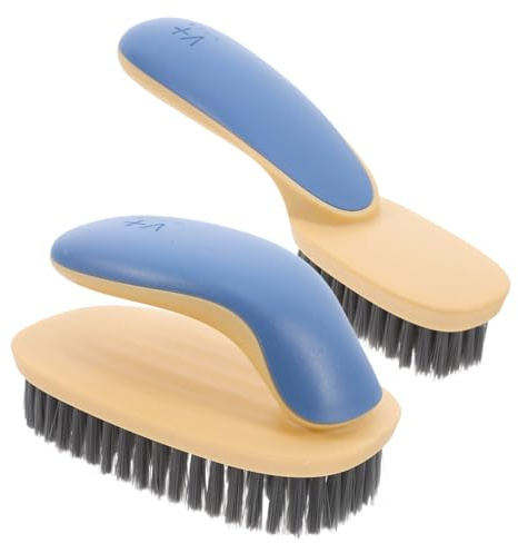 Yardenfun 2 pièces Brosse de Nettoyage Chaussures Lot à Poils Non Pelucheux Brosses pour Linge et Chaussures Nettoyage sans Abîmer