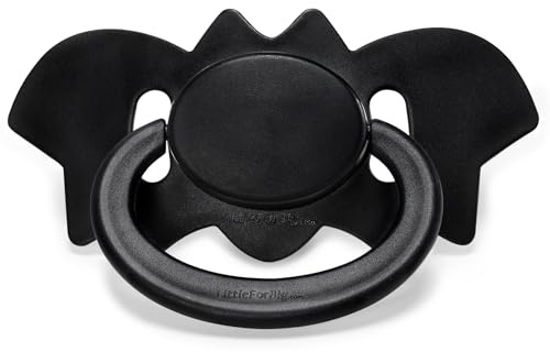 LittleForBig Bigshield Generation-II Adult Sized Pacifier - Baby Bat Pacifier Black