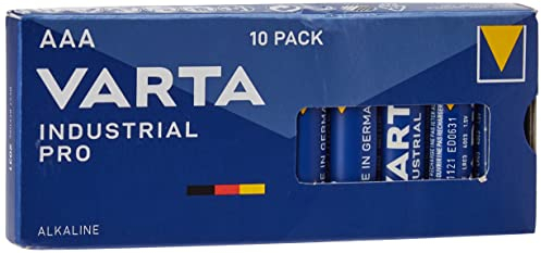 Varta Industrial Batterie Micro LR03 AAA 1.5V, 10er Pack
