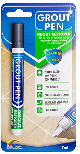 Grout Pen For restoring tile grout. Dark Grey 5mm wide nib