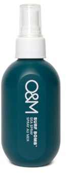 O&M Surf Bomb Texturising Sea Salt Spray (150 ml) – havssaltspray för strandvågor och volym – utan sulfater, parabener och silikoner – naturligt utseende utan limning – Vegan, tillverkad i Australia