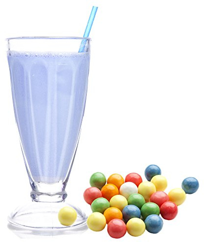 Bubble Gum blau Molkepulver Luxofit mit L-Carnitin Protein angereichert Aspartamfreier Wellnessdrink (1 kg)