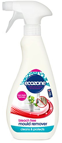 EcoZone Mould Remover, Bleach Free Anti-Bacterial Non Toxic Eco Formula, Cleans & Protects, Prevents Mouldy Re-Growth, Safe for Most Home Surfaces, Vegan Friendly (500ml Spray)