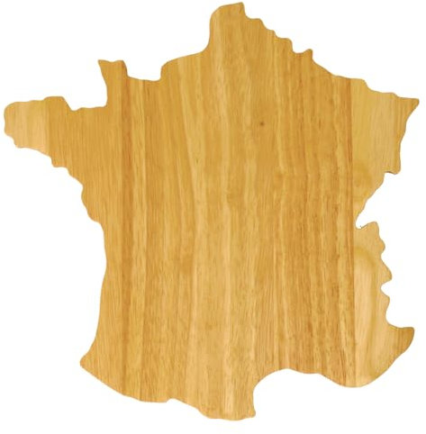 French Cheese Schneidebrett aus Holz - Frankreich Küchenbrett Hackbrett Arbeitsplatte