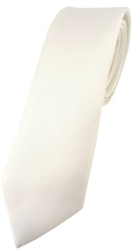 TigerTie Herren Krawatte – schmale 5,5 cm Krawatte in einfarbigem Design, ideal für Geschäftstermine, festliche Anlässe und die Freizeit