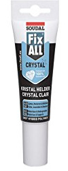 Fix ALL Crystal - Transparenter Klebedichtstoff - Soudal - 125 ml