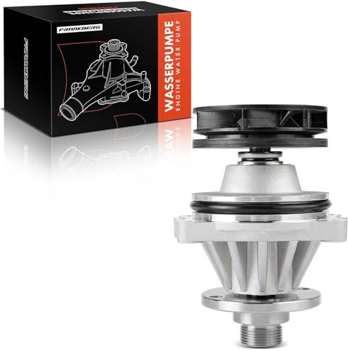 Frankberg Wasserpumpe + Dichtung 11517527910 | Kompatibel mit 3er E46, 3er Cabriolet E46, 3er Coupe E46, 3er Touring E36, 5er Touring E39, 7er E38, 3er Touring E46