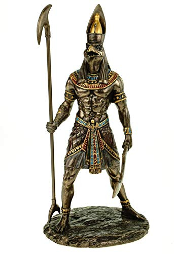Veronese Figura de Horus egipcio, dios del cielo, 27 cm, Egipto farao, bronce