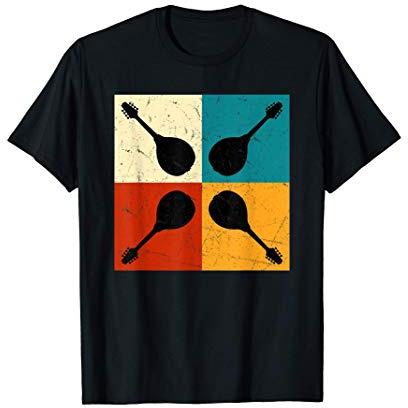 Grand Motif De Mandoline Avec Des Papillons T-Shirt