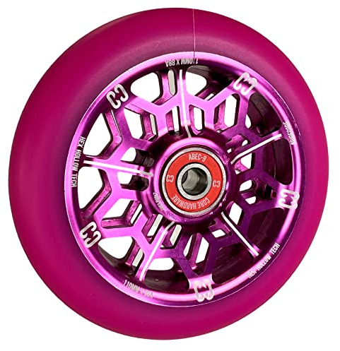 Core Hex Hollow Stunt-Scooter Rolle 110mm I Kinder I Trick I Tret I Roller I Rollen I Rad I Ersatz I Wheel (Hollow V2 Neochrome)
