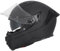 Zorax Hunter Matt Schwarz XL (61-62cm) Doppelvisier Vollgesichts Motorrad Motorradhelm mit Straßenzulassung